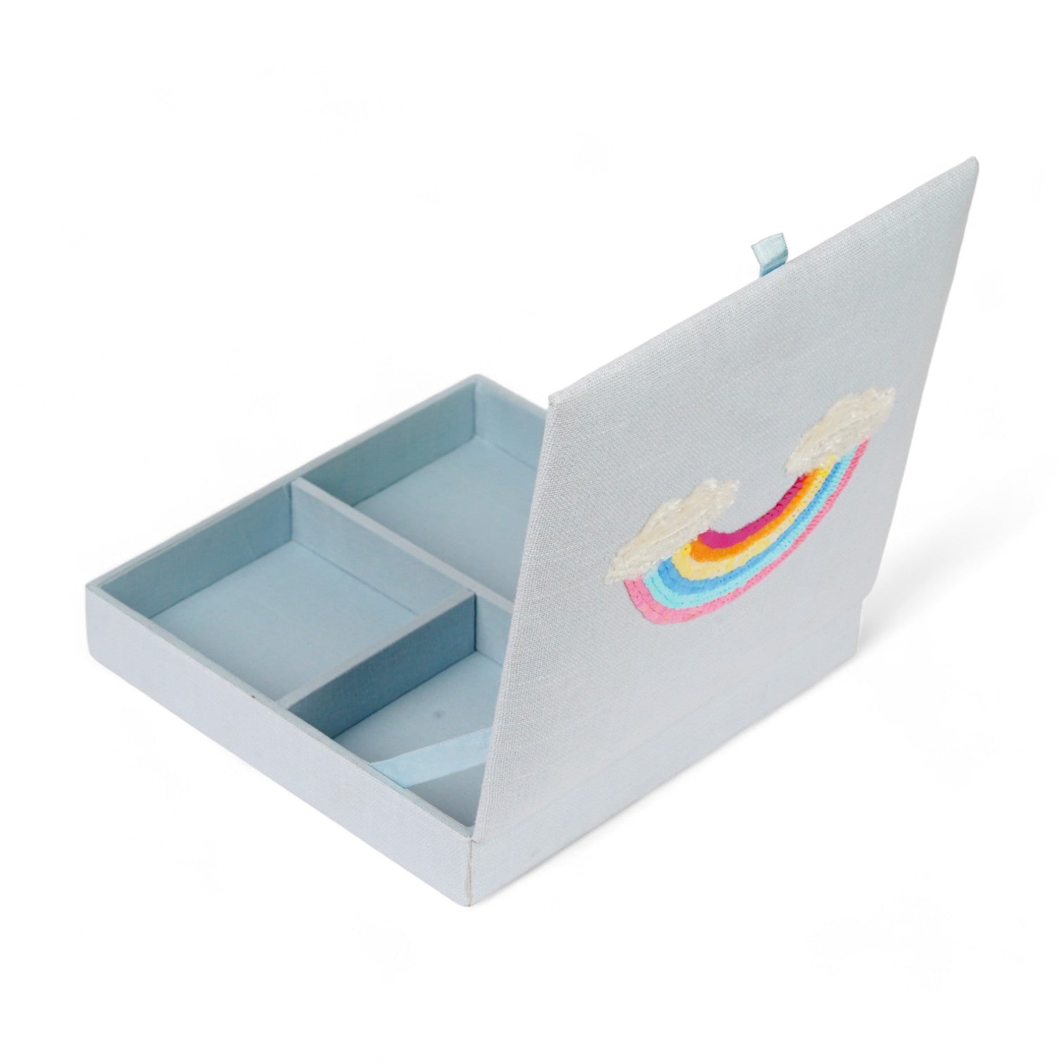 Rainbow Sequins Design Magazine Holder & Stationery Organizer (Set of 2)